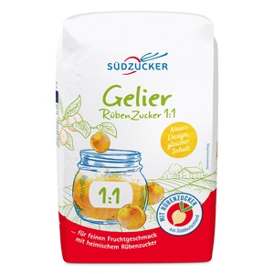 Gelier Rübenzucker (1:1) 1 kg auf CHEP-Palette